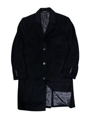 LONDON FOG Wool Pea Coat Designer Winter Business Casual Jacket Mens Small 36S